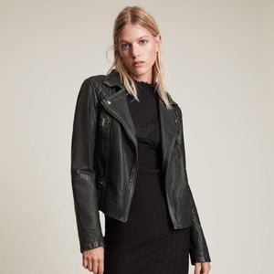 All Saints Cargo Leather Jacket